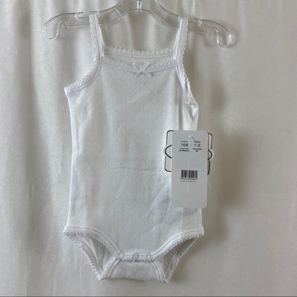 baby girl white onesie